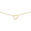 Collier Brillaxis Collier coeur or jaune 18k