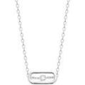 Collier Brillaxis Collier argent rhodi&eacute; oxyde Blanc Grenoble