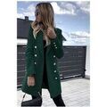 Manteaux sur Grenoble : Manteau Kebello Manteau Mi Long F, Vert