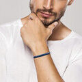 Bracelets Brillaxis Bracelet cuir bleu sodalite Grenoble