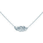 Collier Brillaxis Collier plume argent