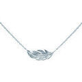 Collier Brillaxis Collier plume argent