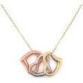 Collier Brillaxis Collier trois coeurs coulissants 3 ors 9K Grenoble