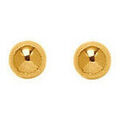 Boucles d'oreille sur Grenoble : Boucles oreilles Brillaxis Boucles d'oreilles boules 5mm or 9 carats