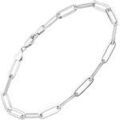 Bracelets Lotus Bracelet Silver style maille for&ccedil;at Collection It Girl Blanc Grenoble