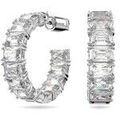 Boucles oreilles Swarovski Cr&eacute;oles Millenia cristaux blancs Blanc Grenoble
