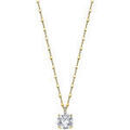 Colliers sur Grenoble : Collier Lotus Collier Silver Charming Lady dor&eacute; Jaune