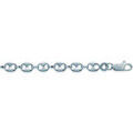 Bracelets Brillaxis Bracelet grains de caf&eacute; argent rhodi&eacute; Blanc Grenoble