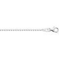 Femmes sur Grenoble : Bijoux Brillaxis Cha&icirc;ne boules argent rhodi&eacute; 40cm Blanc