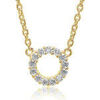 Collier Sif Jakobs Collier Biella dor&eacute; petit mod&egrave;le Jaune
