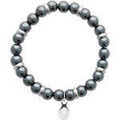 Bracelets Brillaxis Bracelet homme H&eacute;matite Blanc Grenoble
