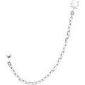 Boucles oreilles Brillaxis Boucle d'oreille individuelle argent rhod Grenoble