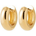Boucles d'oreille sur Grenoble : Boucles oreilles Brillaxis Cr&eacute;oles fil creux 5mm diam&egrave;tre 15 mm Jaune