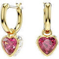 Boucles oreilles Swarovski Boucles d'oreilles pendantes Stilla coeur rouge Grenoble