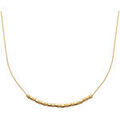 Colliers sur Grenoble : Collier Brillaxis Collier perles plaqu&eacute; or Jaune