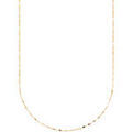Collier Brillaxis Chaine plaqu&eacute; or Jaune
