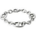 Bracelets sur Grenoble : Bracelets Brillaxis Bracelet gros maillons argent rhodi&eacute; Blanc