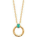 Colliers sur Grenoble : Collier Brillaxis Collier rond martel&eacute; plaqu&eacute; or oxyde bleu Jaune