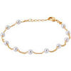 Bracelets Brillaxis Bracelet perles d'eau douce