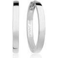 Boucles d'oreille sur Grenoble : Boucles oreilles Sif Jakobs Cr&eacute;oles Ellera Hoops grande pianura argent 925/1000 Blanc