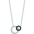 Collier Brillaxis Collier anneaux entrelacés blancs et noirs Blanc Collier Brillaxis Collier anneaux entrelacés blancs et noirs Blanc Grenoble