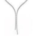 Collier Swarovski Collier en Y Matrix blanc Grenoble