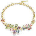 Collier Swarovski Collier Idyllia fleurs tailles vari&eacute;es Jaune