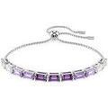 Bracelets Swarovski Bracelet Tennis Matrix violet taille baguette