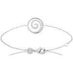 Bracelets Brillaxis Bracelet Spirale argent OZ