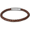 Bracelets Lotus Bracelet style en cuir marron