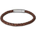 Bracelets sur Grenoble : Bracelets Lotus Bracelet style en cuir marron