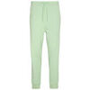 Pantalon BOSS BAS DE SURV&Ecirc;TEMENT EN COTON M&Eacute;LANG&Eacute; VERT AVEC LOGO EN R Vert