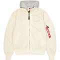 Vestes sur Grenoble : Veste Alpha Industries MA-1 TT Hood Light - vintage white