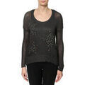 Pull Only copy of pull Femme New Shine Antique Anthracite