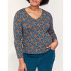 T-shirt La Fiancee Du Mekong T-shirt coton bio imprim&eacute; TAMIR Bleu