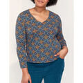 T-shirt La Fiancee Du Mekong T-shirt coton bio imprim&eacute; TAMIR Bleu