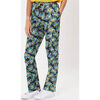 Pantalon La Fiancee Du Mekong Pantalon droit imprim&eacute; coton bio JONA Bleu