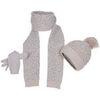 Echarpe Fonem Ensemble 3 pi&egrave;ces Beige Rose