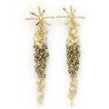 Boucles d'oreille sur Grenoble : Boucles oreilles Avant-Garde Paris Erikama Dor&eacute;