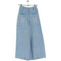 Pantalons sur Grenoble : Pantalon Louise Misha Pantalon large en lin bleu