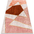 Tapis Rugsx Tapis lavable MIRO 52097.802 G&eacute;om&eacute;trique antid&eacute; 80x150 cm Rose 80x150 cm. . Maison & D&eacute;co > Tapis. Grenoble