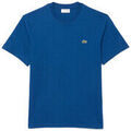Tee-shirts sur Grenoble : T-shirt Lacoste T-SHIRT CLASSIC FIT EN JERSEY DE COTON BLEU