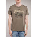 T-shirt Teddy Smith T-shirt T-CARSO MC Turbulence kaki Grenoble