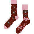 Chaussettes Many Mornings Chaussettes LOVE TEDDY Rouge