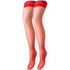 Collants & bas Trasparenze Autoreggente Microrete Ambra Rouge