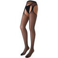 Collants & bas Trasparenze Collant Aperti A Rete Silene Noir Grenoble