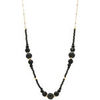 Collier Orusbijoux Collier Argent Dor&eacute; Cascade De Perle Naturelle Spinelle Dor&eacute;