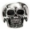 Bijoux Orusbijoux Bague Homme T&ecirc;te De Mort Pure Skull Argent Argent&eacute;