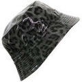 Chapeaux sur Grenoble : Chapeau Chapeau-Tendance Bob de pluie panth&eacute;re Vynile