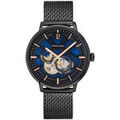 Hommes sur Grenoble : Montre Pierre Lannier Montre Homme TRIO Bleu Acier milanais Noir